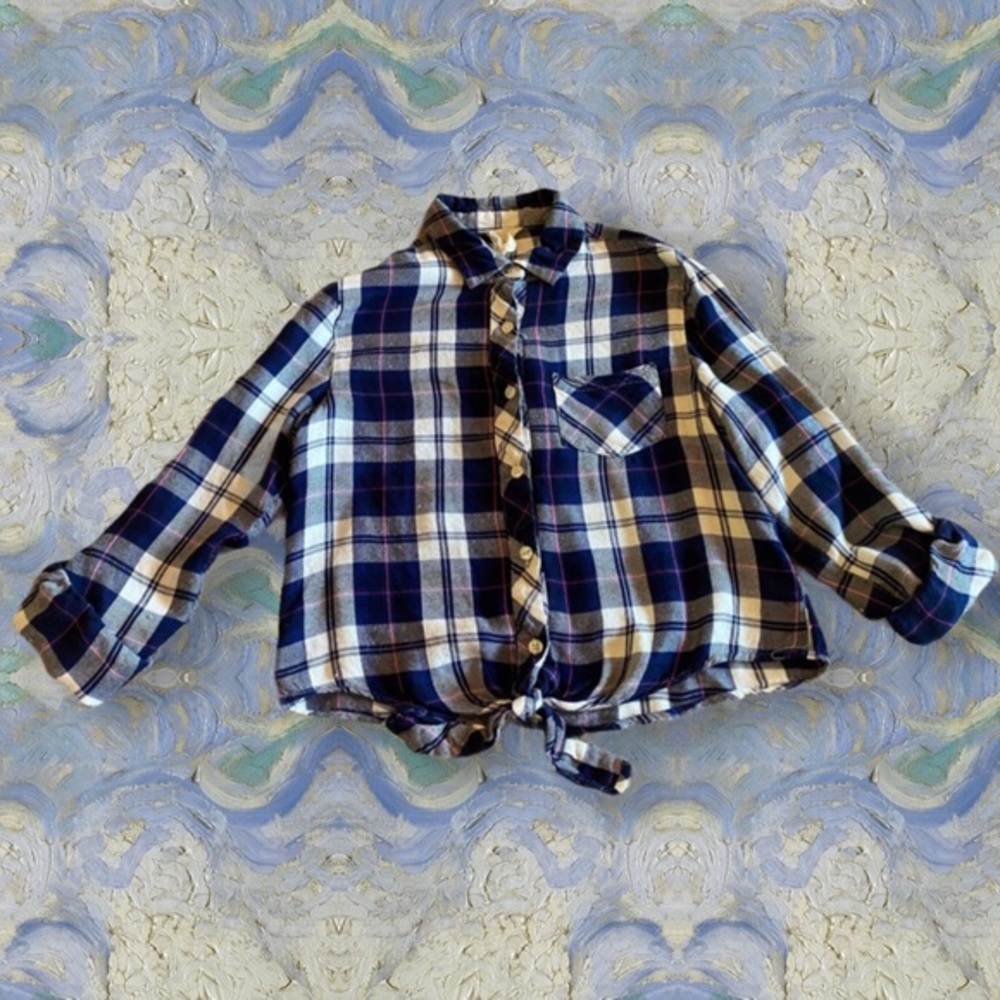 Harper Heritage plaid quarter sleeve, XS